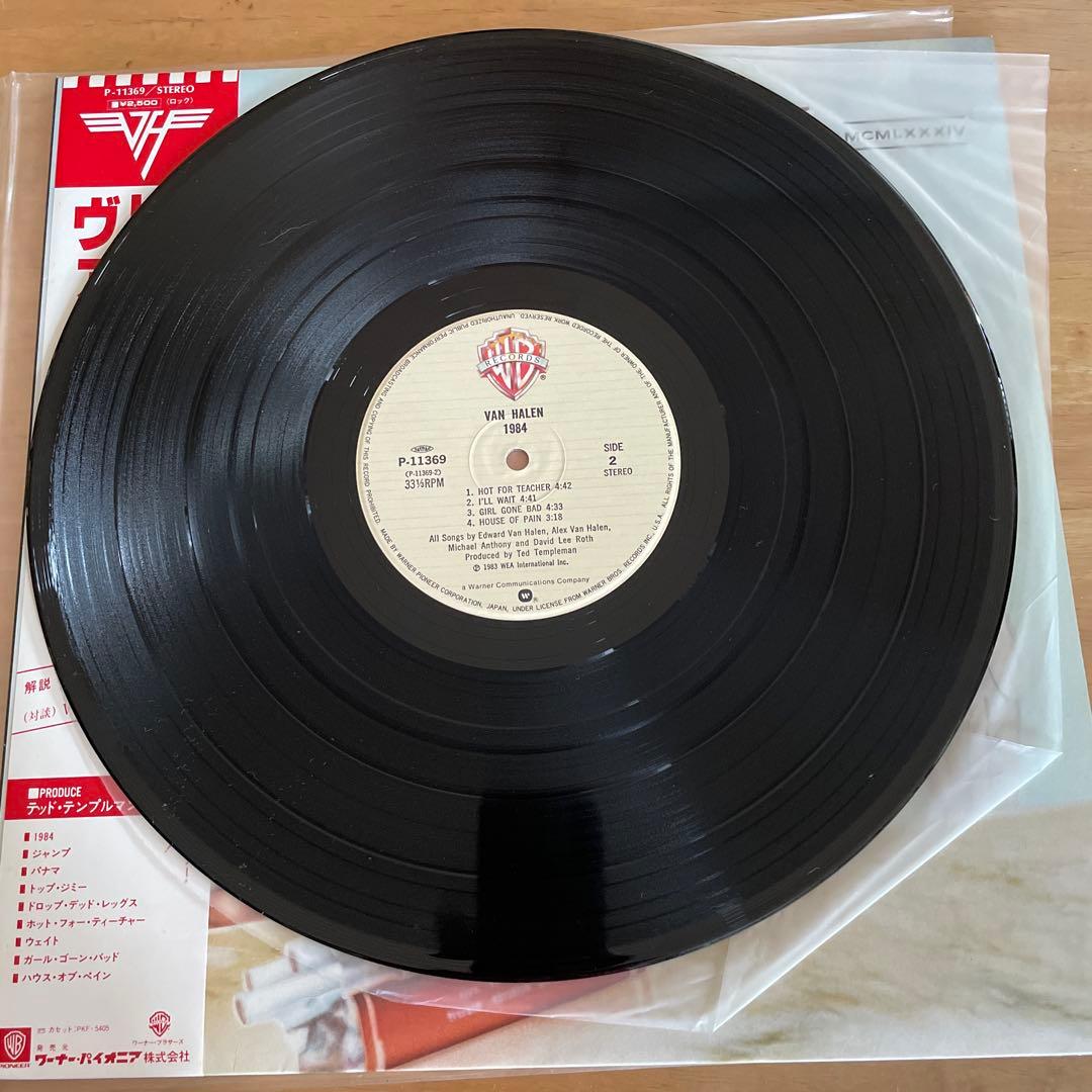 Van Halen 1984 レコード オリジナルステッカー付き
