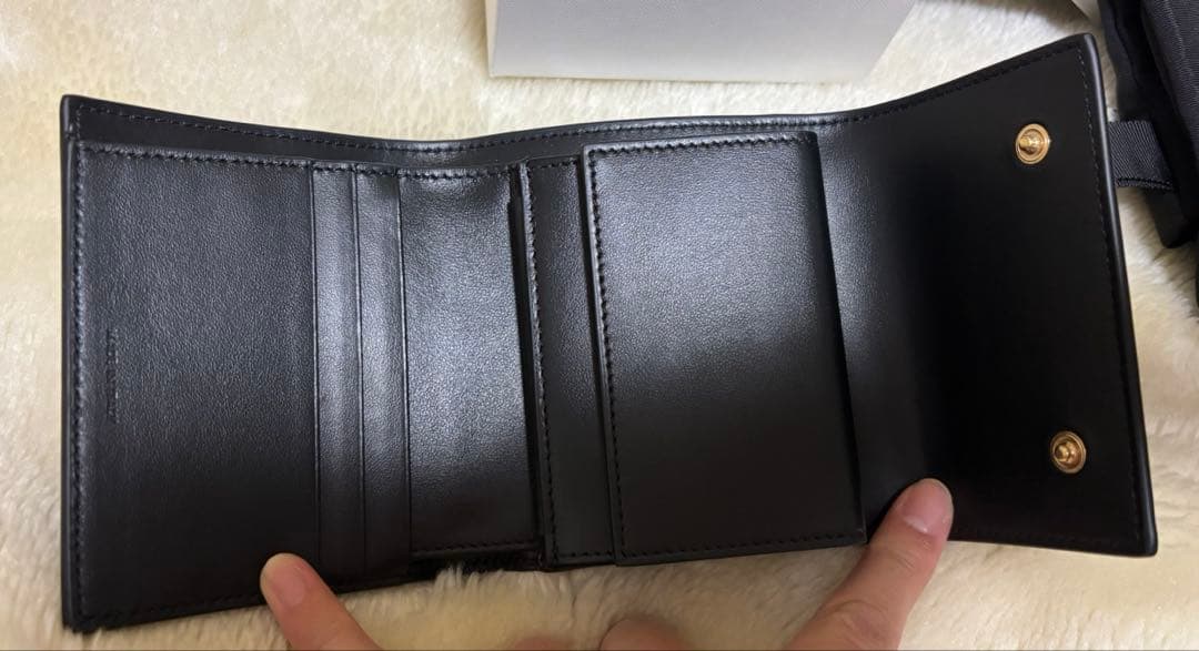 未使用　CELINE セリーヌ　ブラック 三つ折り財布