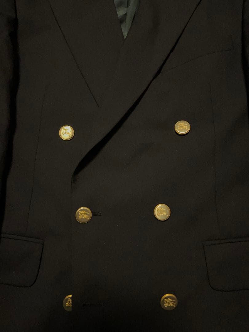 【90s】BURBERRY ダブルブレザー 紺ブレ ヴィンテージ USA製