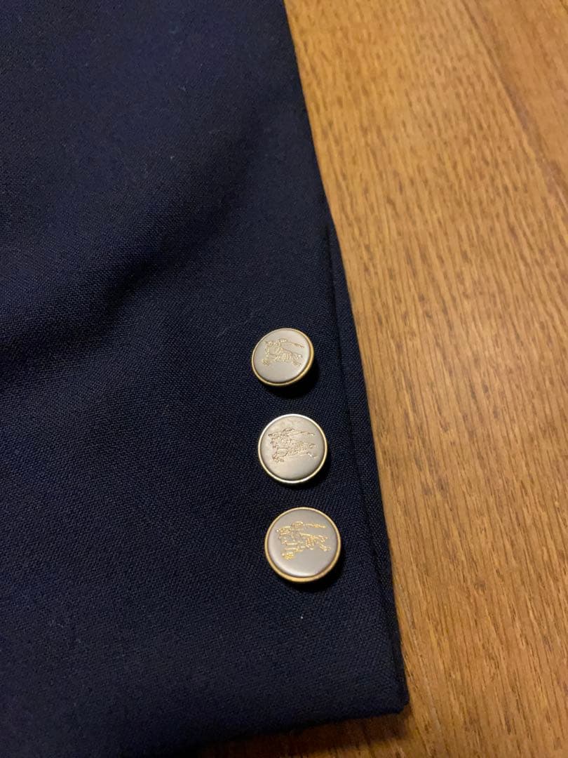 【90s】BURBERRY ダブルブレザー 紺ブレ ヴィンテージ USA製