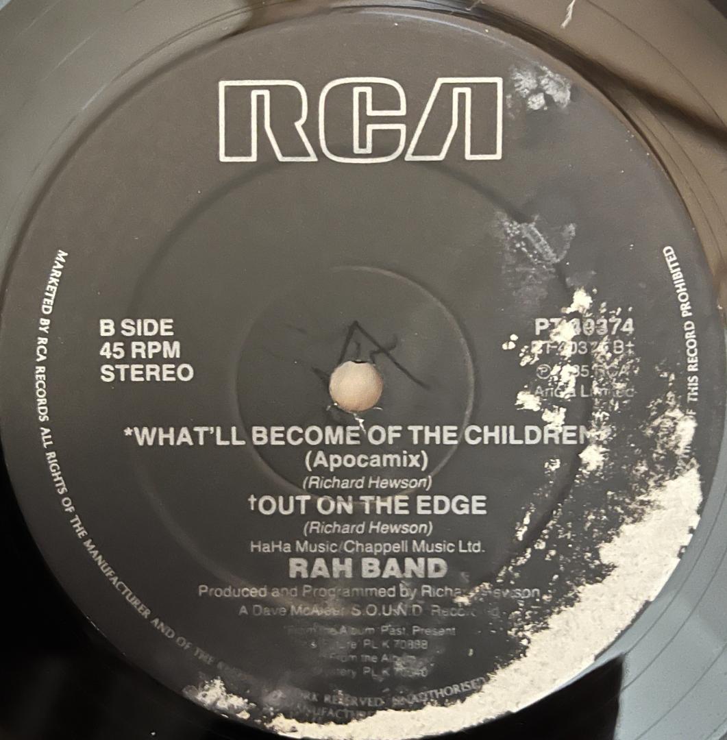 洋楽 RAH BAND WHAT'LL BECOME OF THE CHILDREN?
