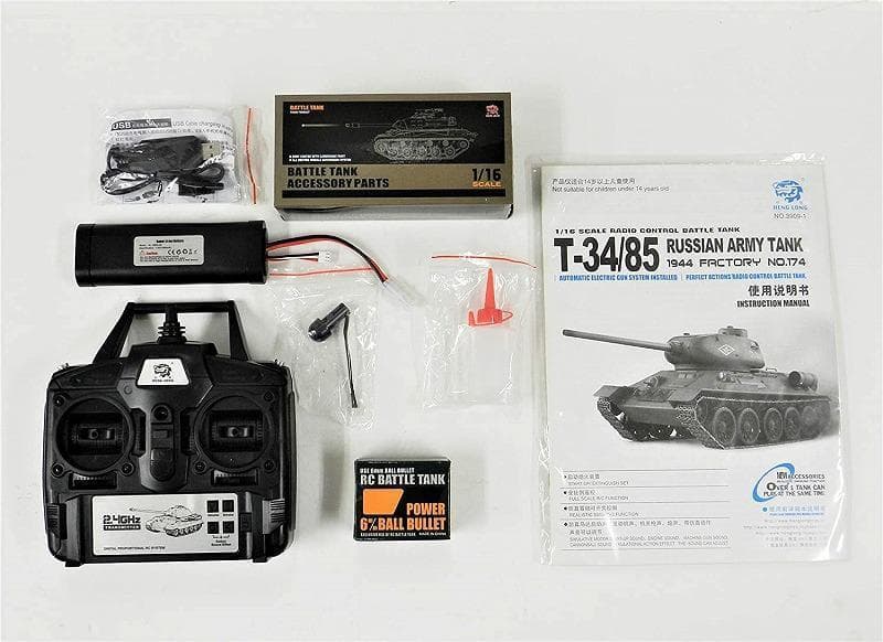 技術基準適合証明済 ヘンロン 1/16 ソビエト連邦 T-34 中戦車
