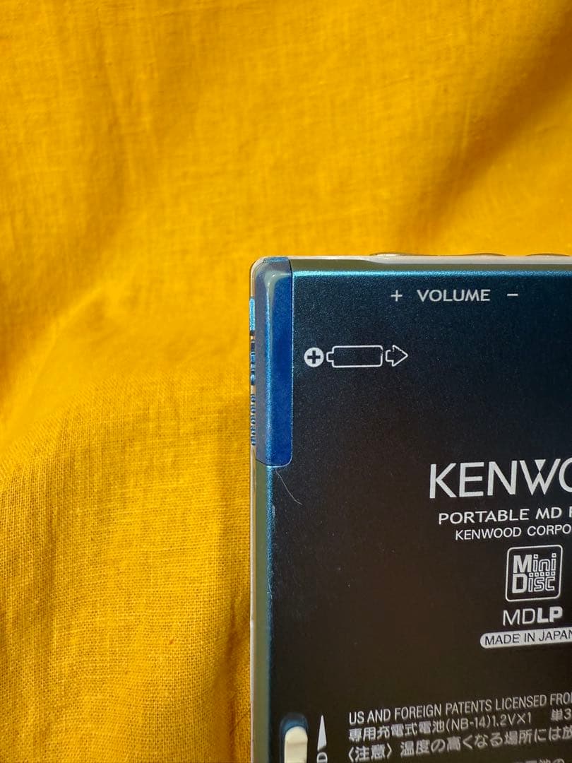 美品【完動品】 KENWOOD MDプレーヤー DMC-T55 ブルー