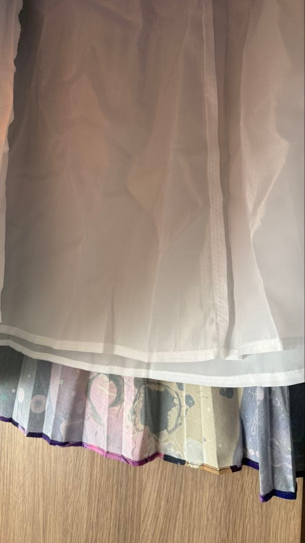 スカート RADIO EVA Graffiti Pleated Skirt PURPLE