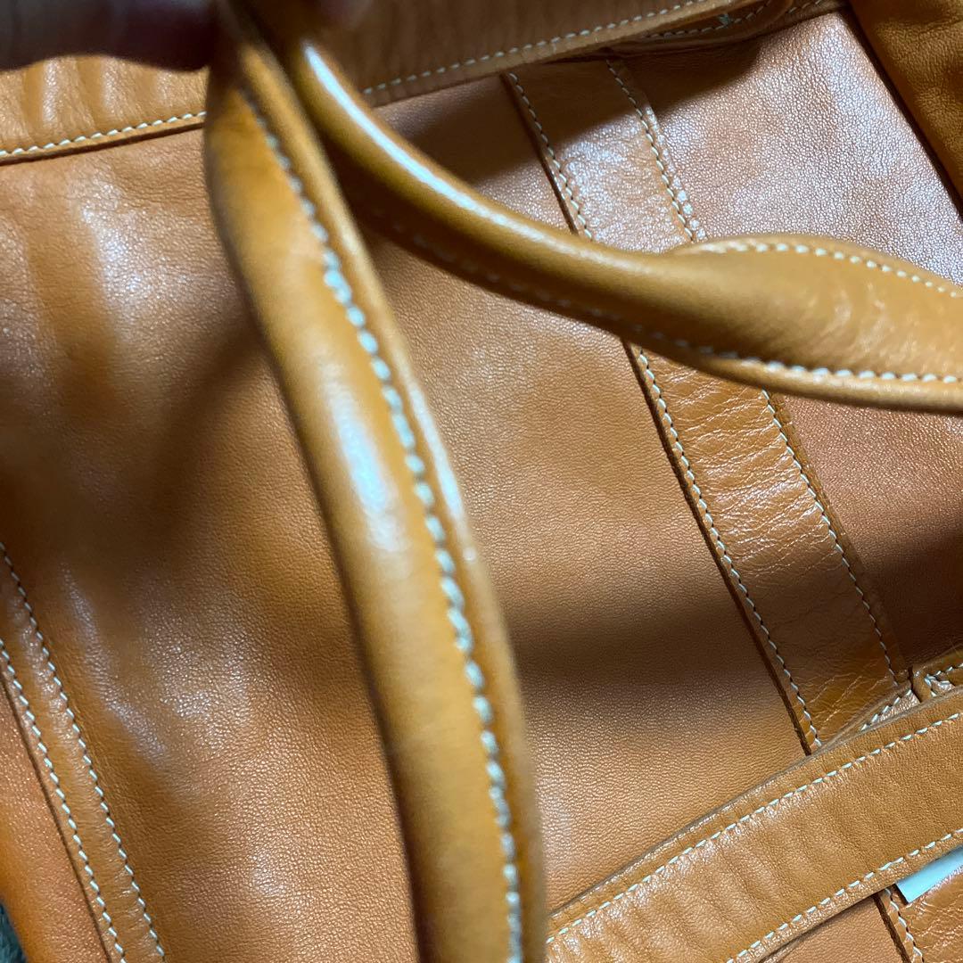 値下げ中CHAPAL チャパル　シャパル　シャパール　エルメス　オレンジレザー
