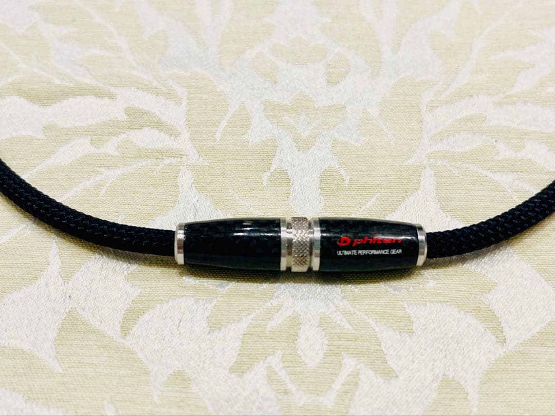 ファイテン X100 カーボンファイバー ネックレス RAKUWA シルバー