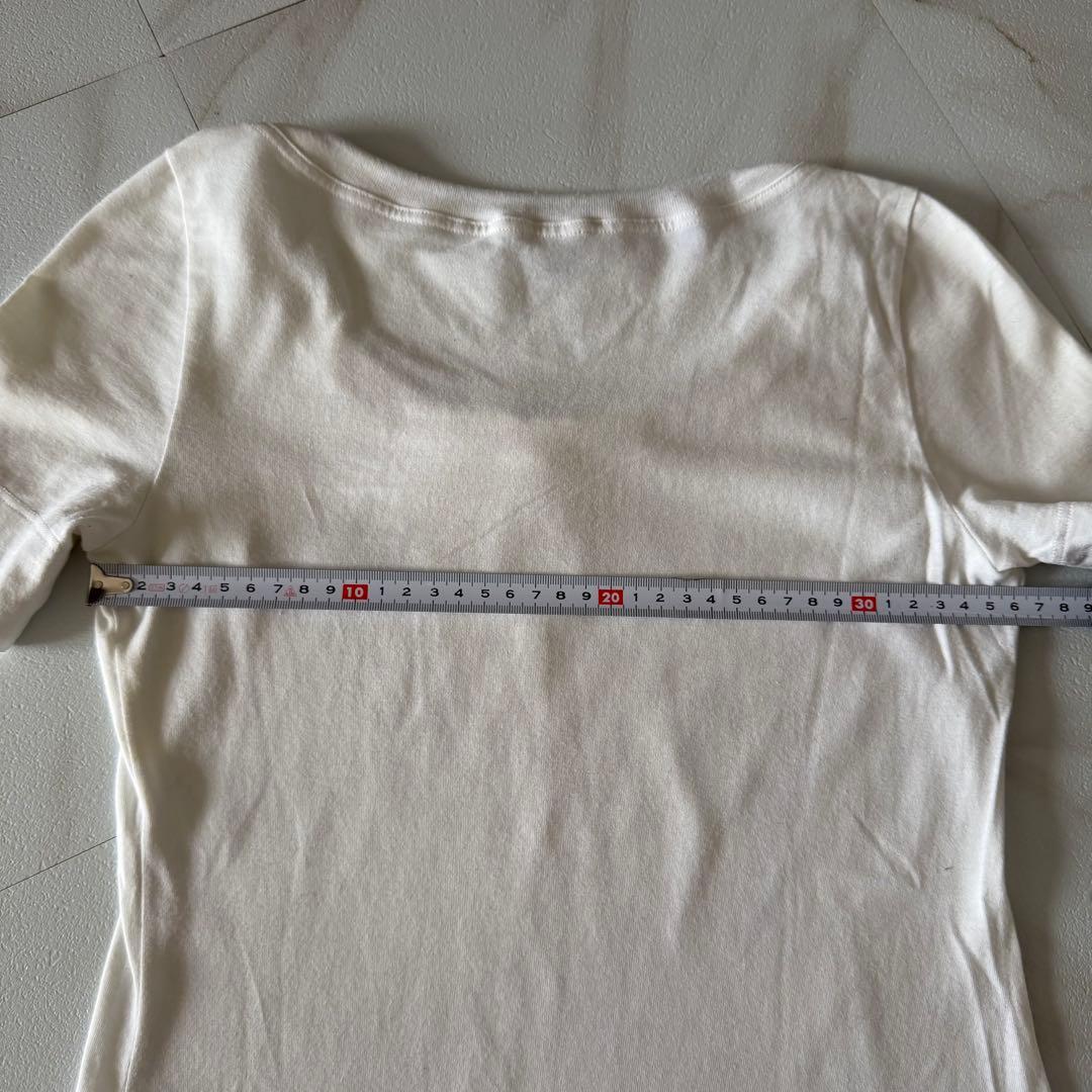 レア✨正規品✨グッチ　Tシャツ　カットソー　ドローコードネック　ホワイト　白