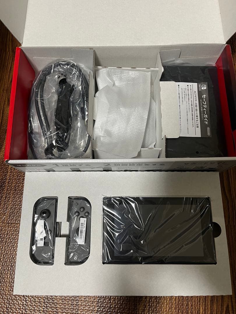 【極美品】Nintendo Switch 本体 グレー（HAC-001）欠品なし