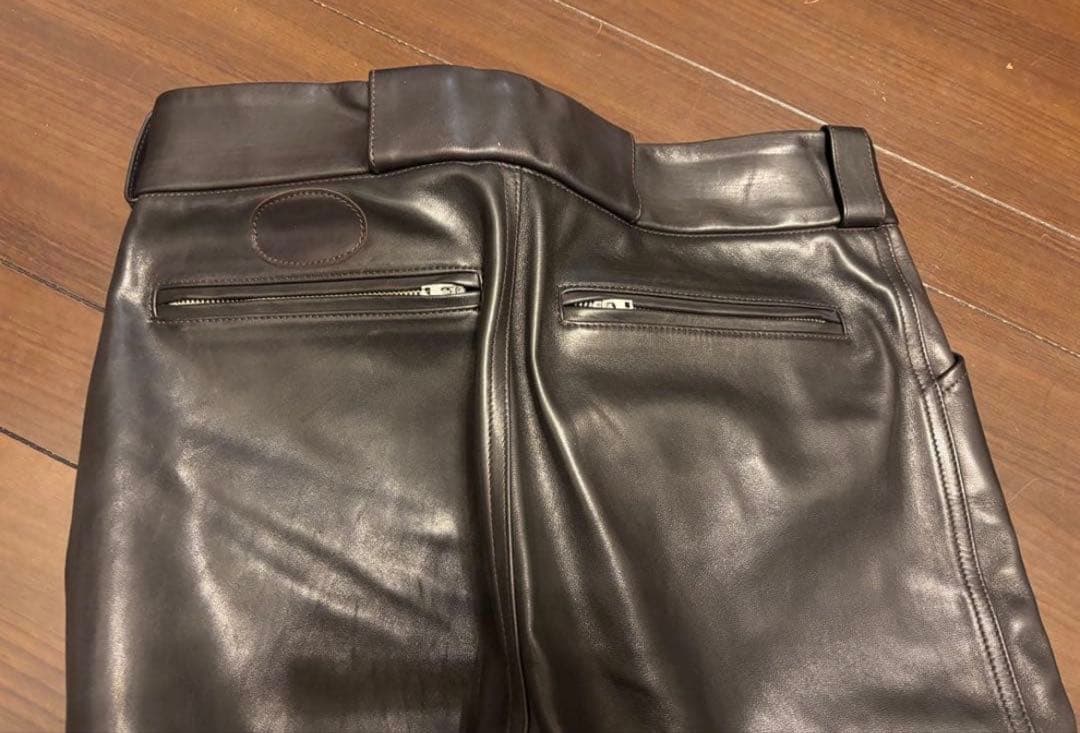 22AW comoli ホースレザー ライダーパンツ