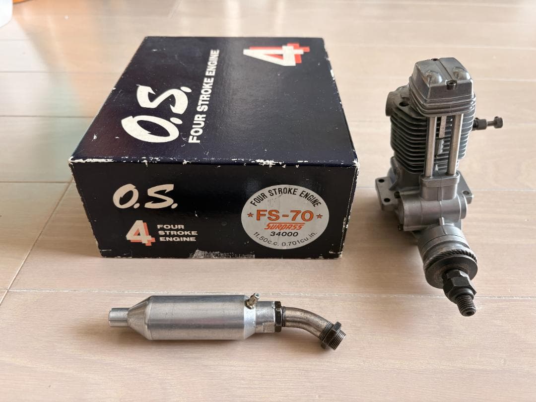=値下げ= O.S. FS-70 4ストロークエンジン