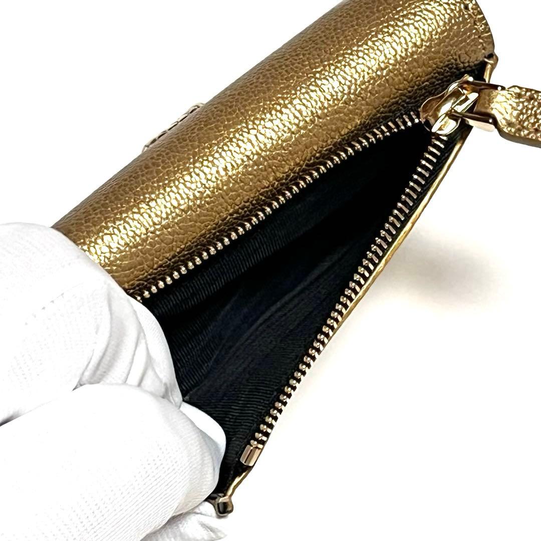BVLGARI 三つ折り財布 セルペンティ フォーエバー ゴールド 美品 未使用