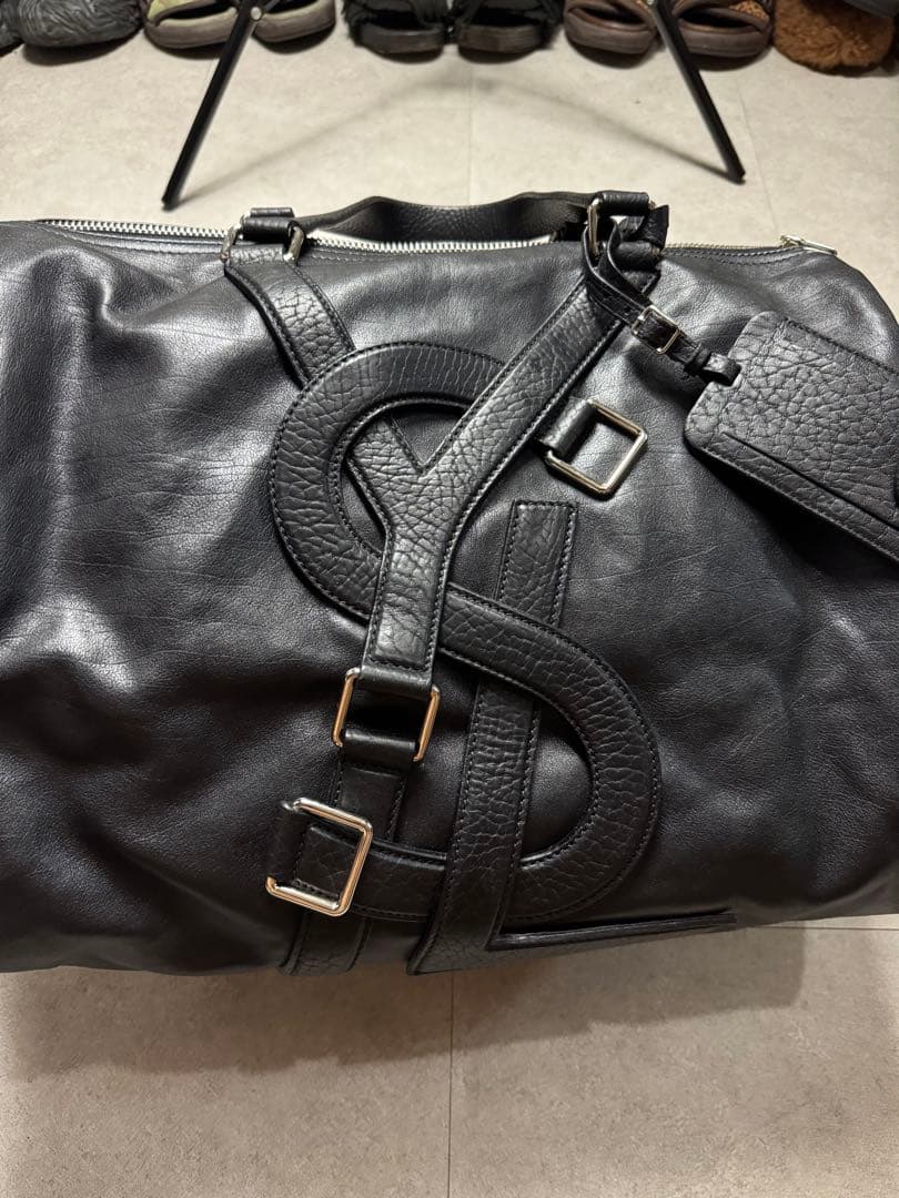 バッグ YSL Weekend Leather Duffle Bag