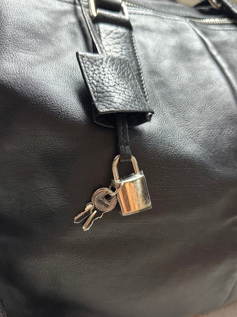 バッグ YSL Weekend Leather Duffle Bag