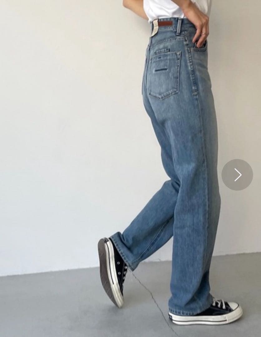 YANUK ヤヌーク　ボーイズストレートデニムパンツ LEA レア　25