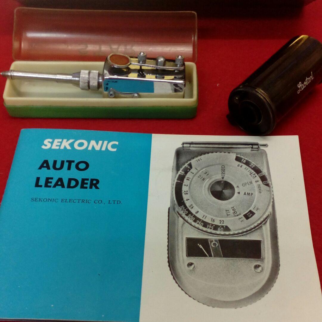 １９６０〜１９６１年頃レトロカメラ用セコニックオートリーダー露出計当時物セット品