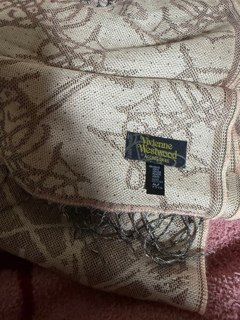 VivienneWestwood オーブ総柄リバーシブルストール