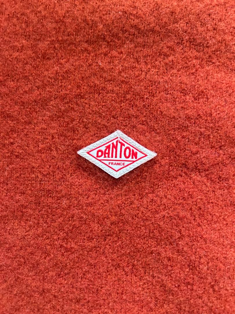 DANTON | ラムウール クルーネックニットカーディガン
