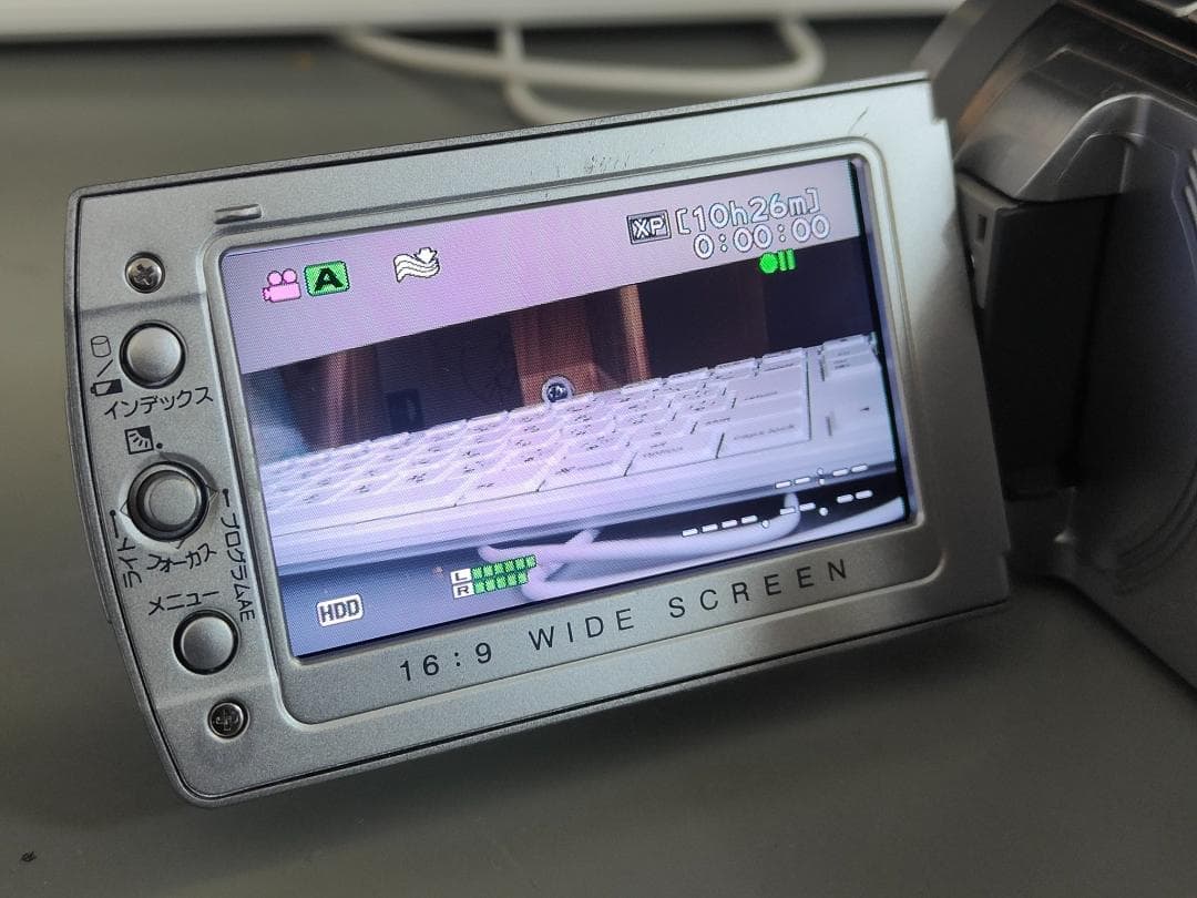 Victor Everio HDビデオカメラ、専用DVDライターCU-VD3付