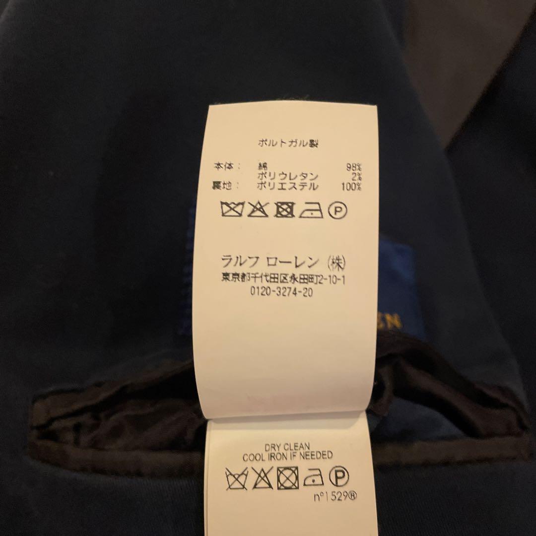 Polo Ralph Lauren ネイビー テーラード　綿ジャケット 42S