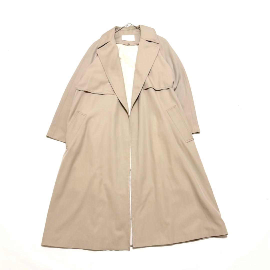 Ballsey　ウールギャバジンガウントレンチコート　ライナー付き　36