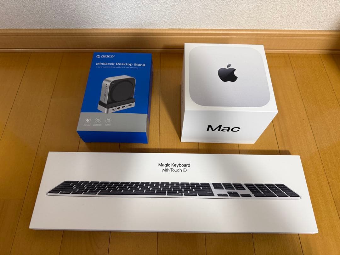 Mac mini M4★Touch IDキーボード★ドッキングステーションセット