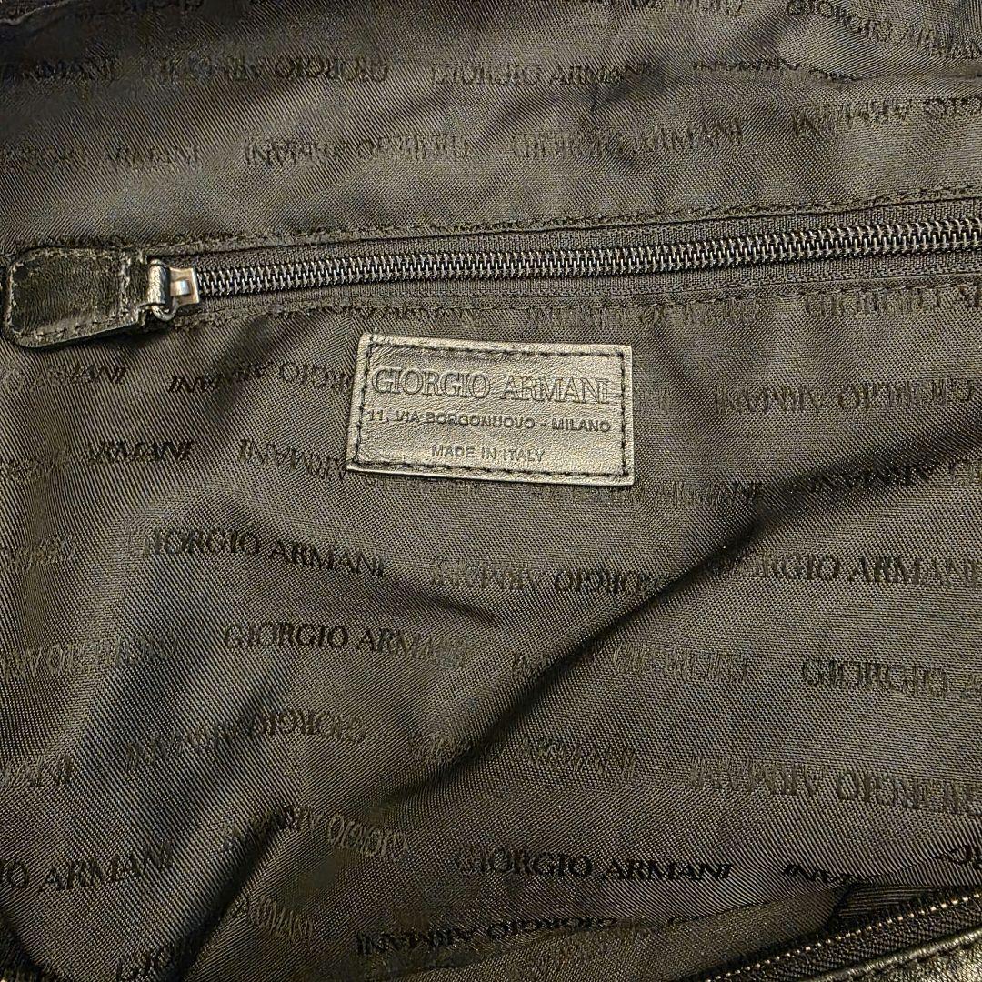 EMPORIO ARMANI アルマーニ 革 ボストンバッグ