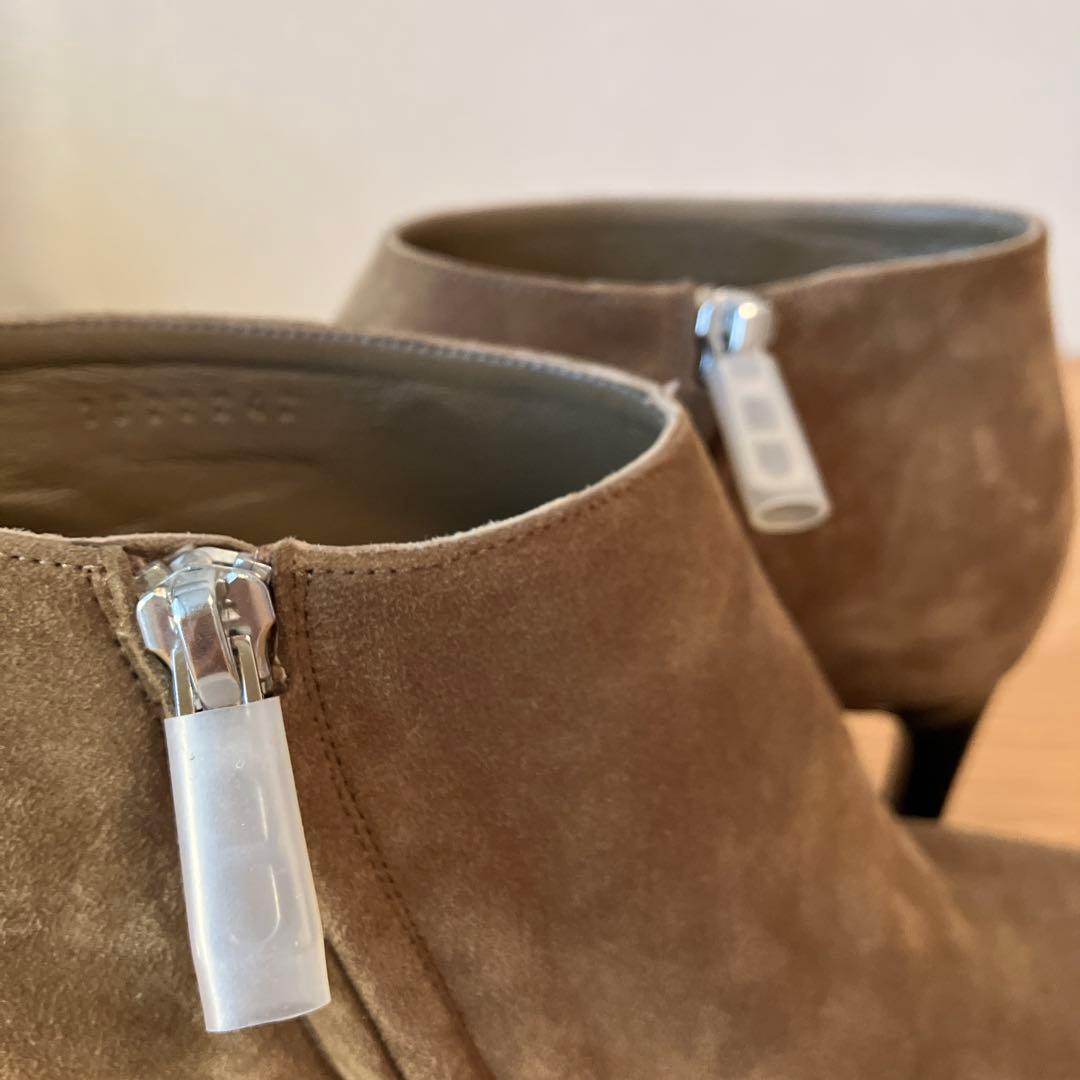 HERMES エルメス　ショートブーツ　36 23.0cm ブラウン　スエード