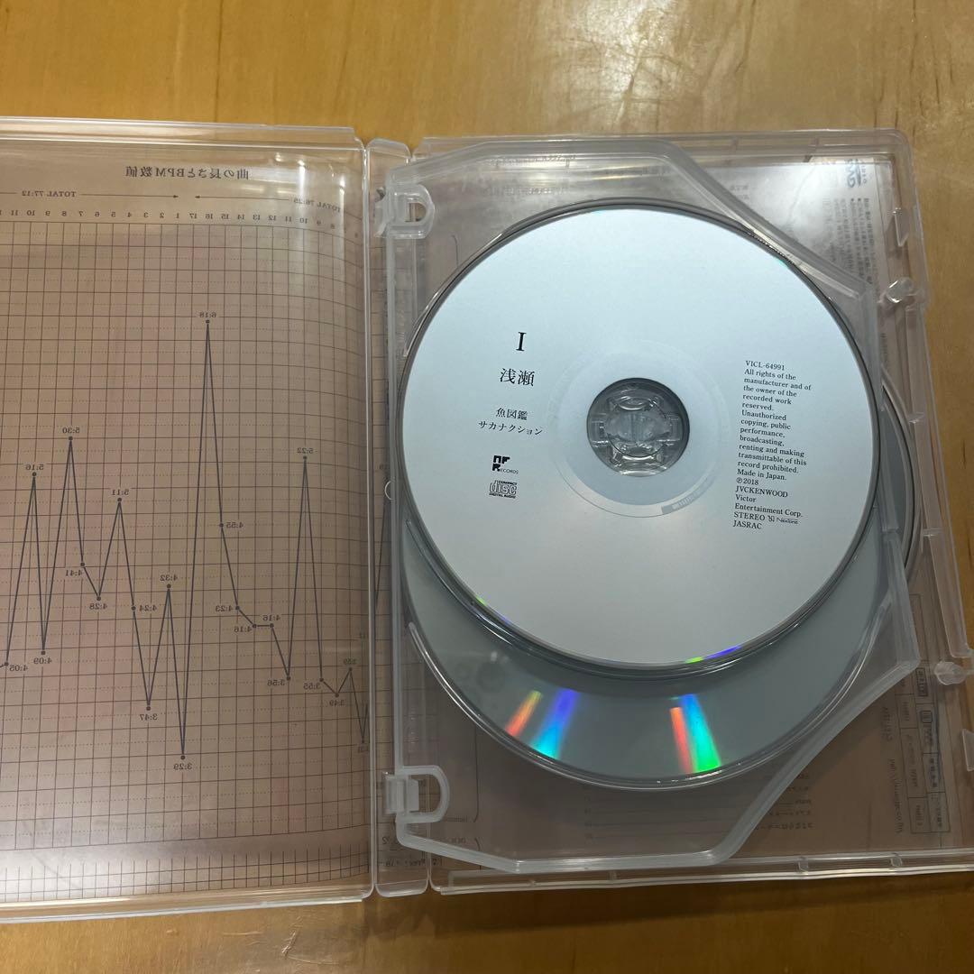 サカナクション (CD2枚+DVD) 魚図鑑 チケットホルダー付き 初回限定生産