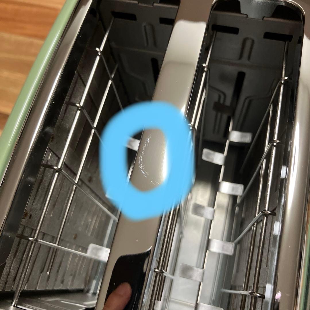 デロンギ　DeLonghi ポップアップトースター　グリーン