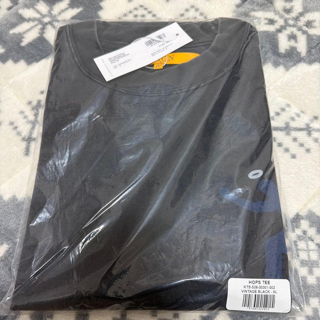 HOPS TEE ビンテージブラック Tシャツ UNION ORIGINAL