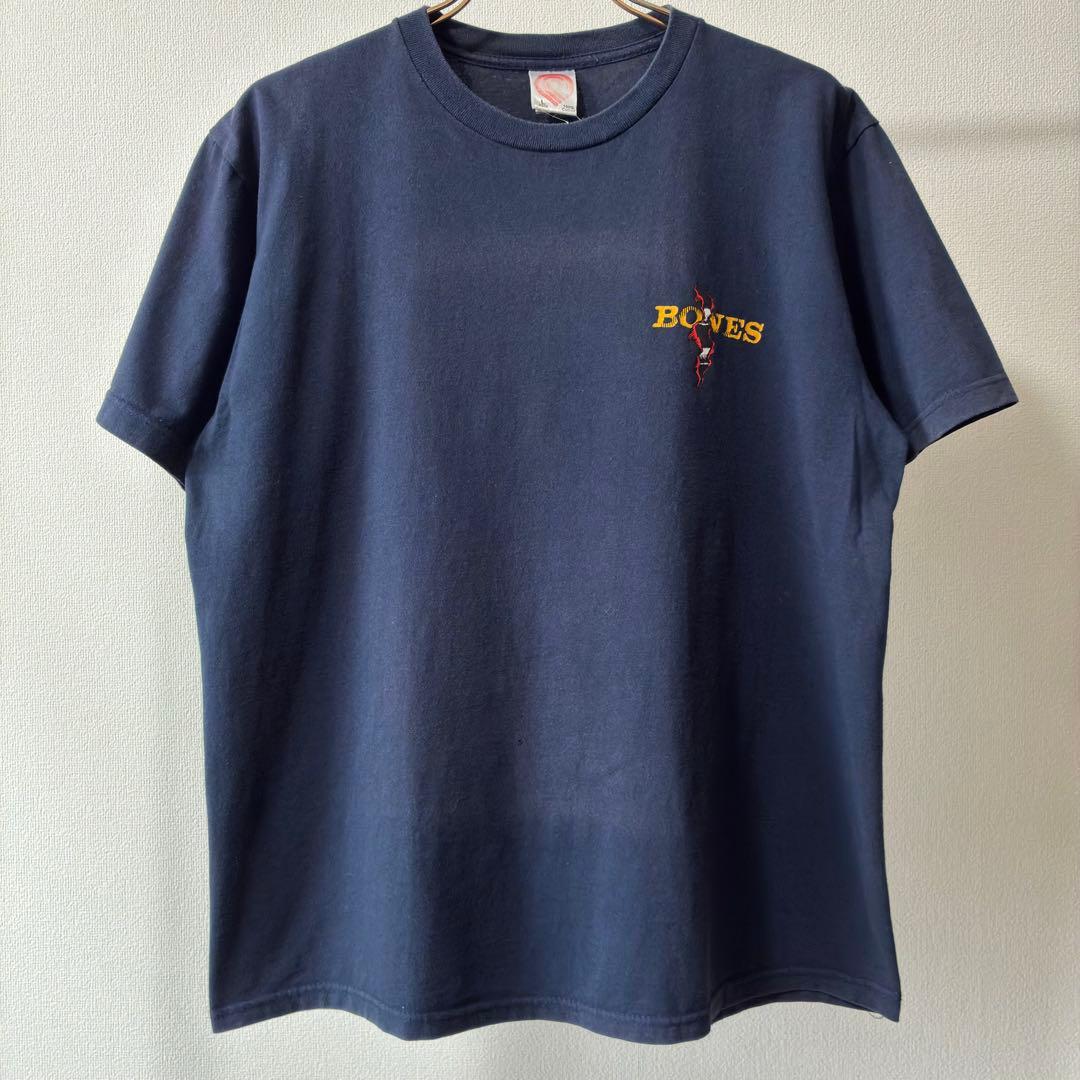 POWELL PERALTA パウエル \"BONES\" プリントTシャツ L