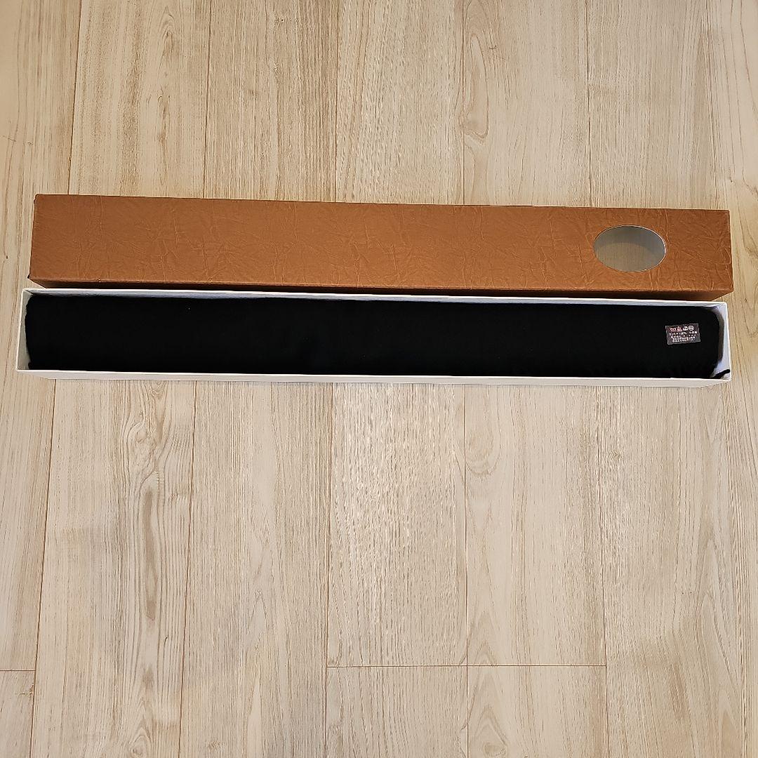 ■美品　カシミヤ100%　大判ストール　200×70 ブラック　超大判