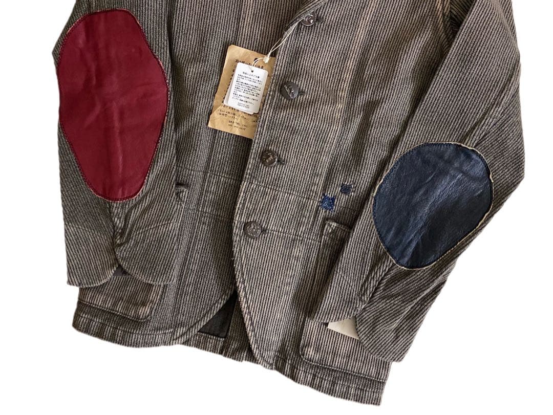 KAPITAL KOUNTRY 刺し子 加工 レザー パッチ ジャケット