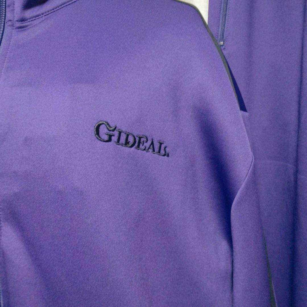 gideal. vintage logo track jacket 紫×黒 上下