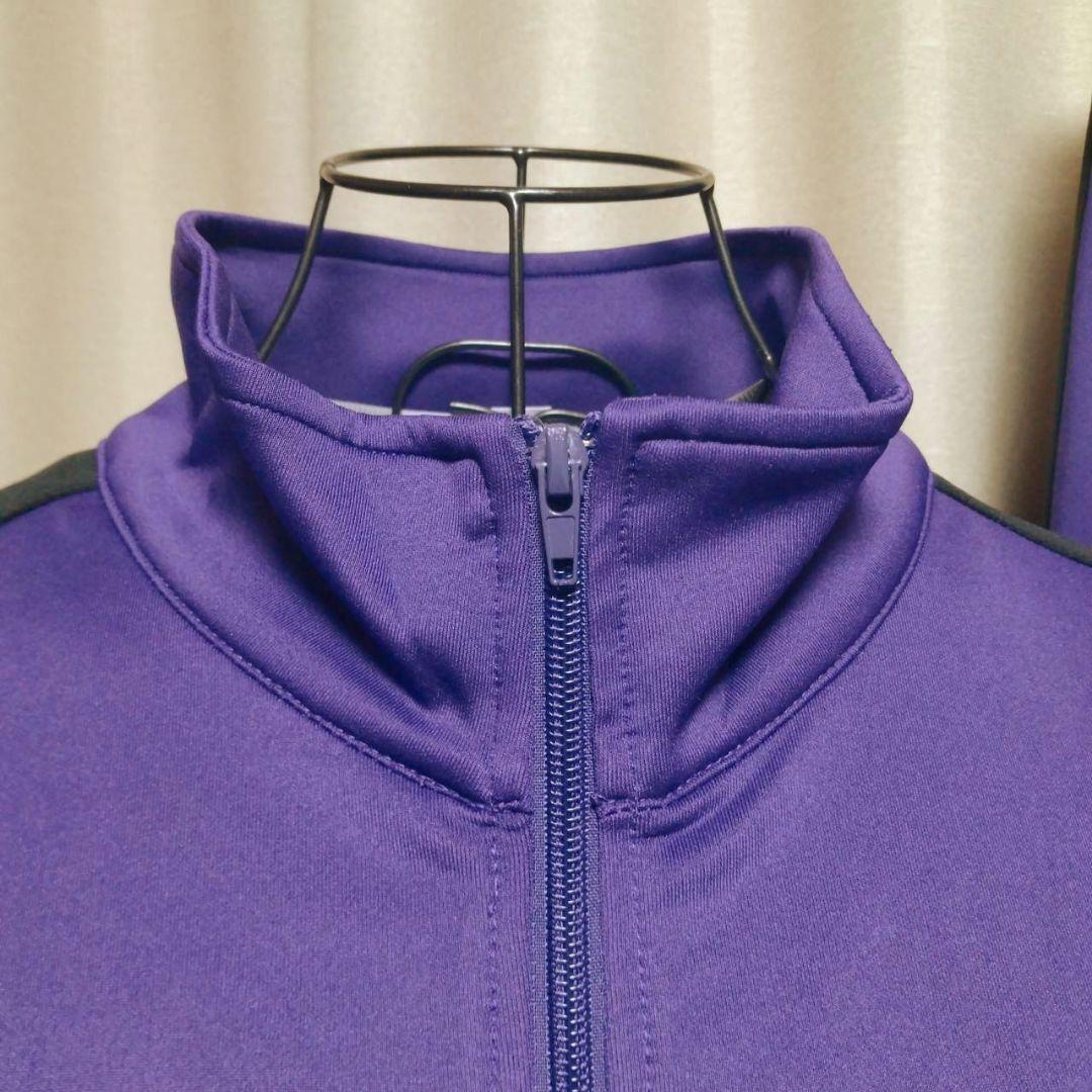 gideal. vintage logo track jacket 紫×黒 上下