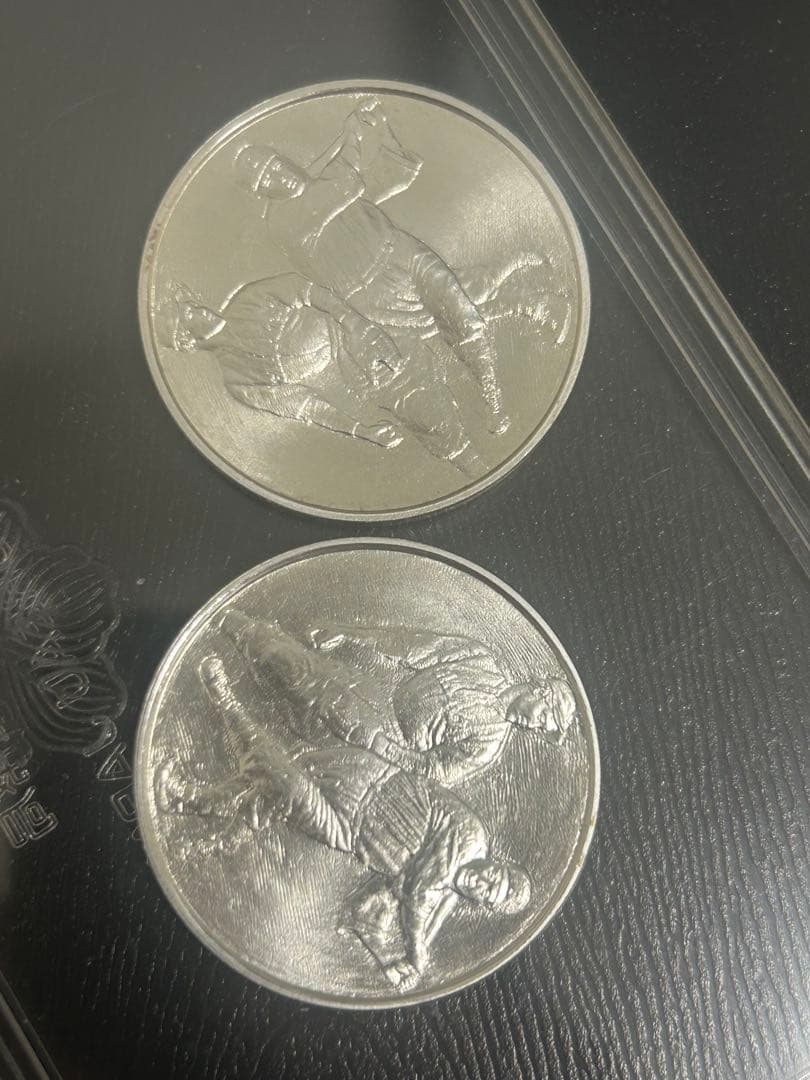 プロ野球70年 2004 プルーフ貨幣セット 出し 銀メダル 2枚セット