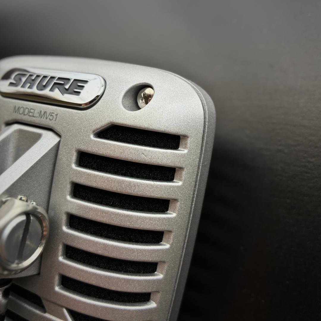 【中古・美品】SHURE MV51　卓上コンデンサーマイク