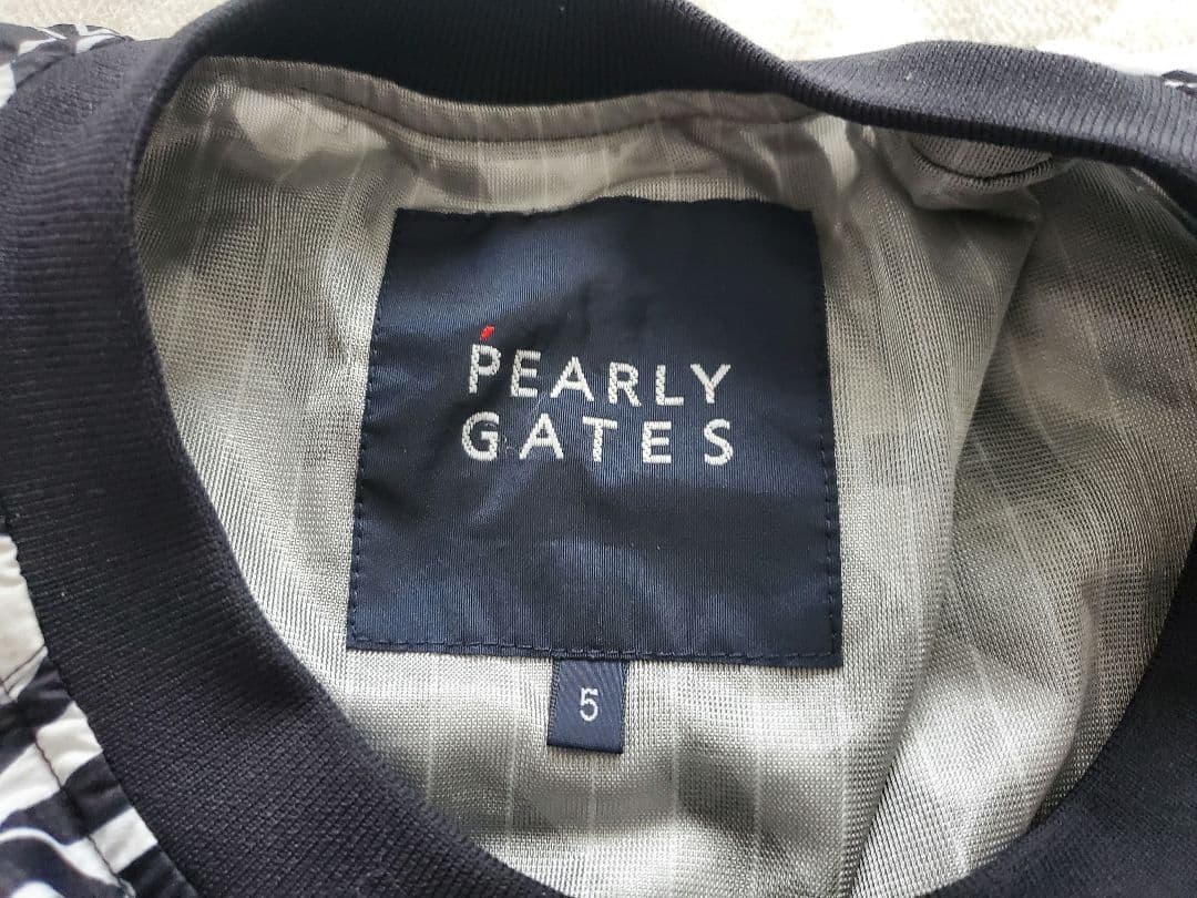 k*o様 PEARLY GATES ゼブラ柄ナイロンジャンパー サイズ5