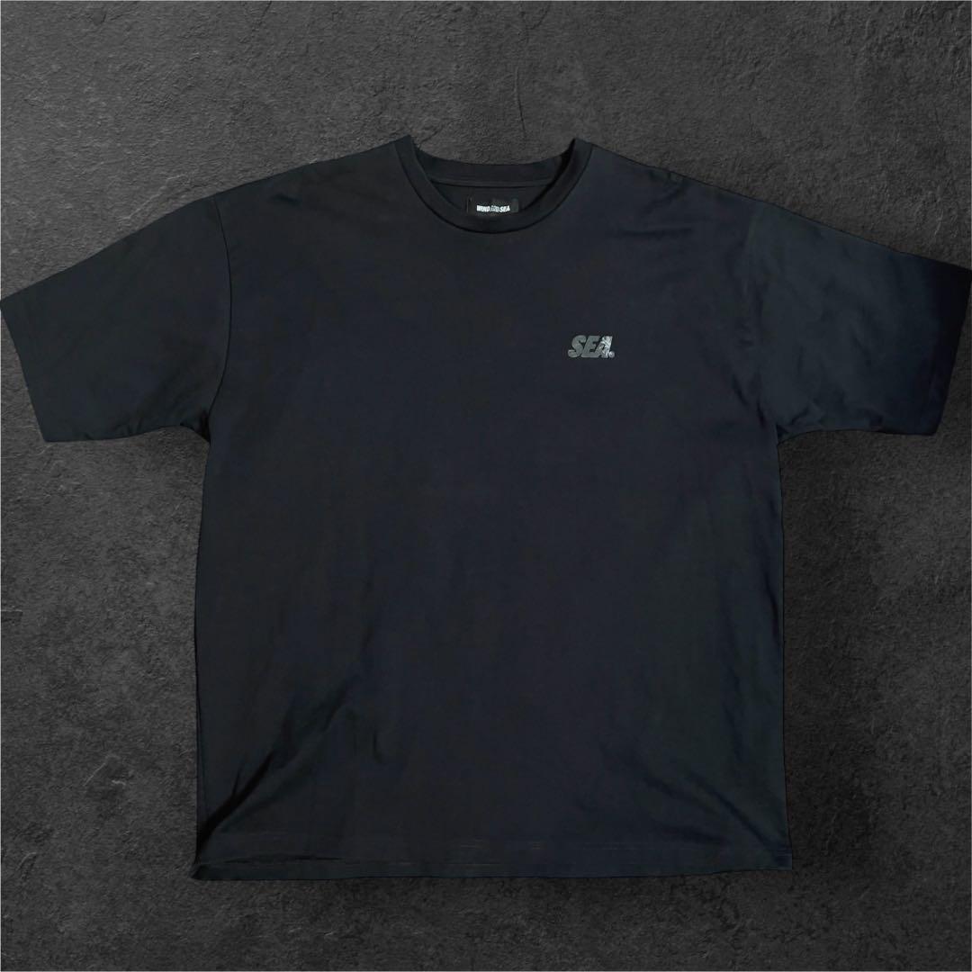 【25AW最新】WIND AND SEA パームツリー Tシャツ XL 黒 美品