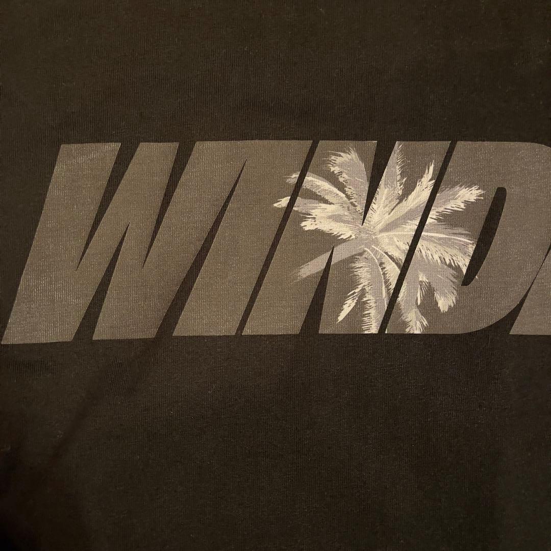 【25AW最新】WIND AND SEA パームツリー Tシャツ XL 黒 美品