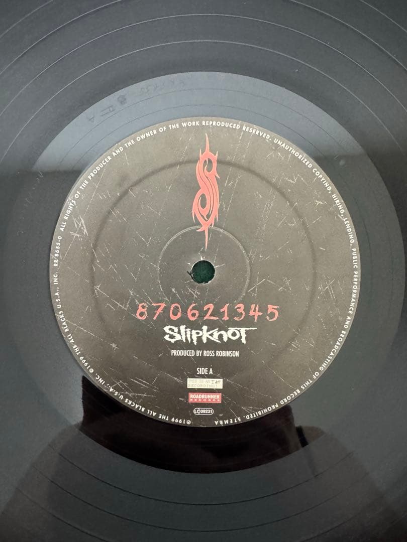 SLIPKNOT レコード　1999年　②