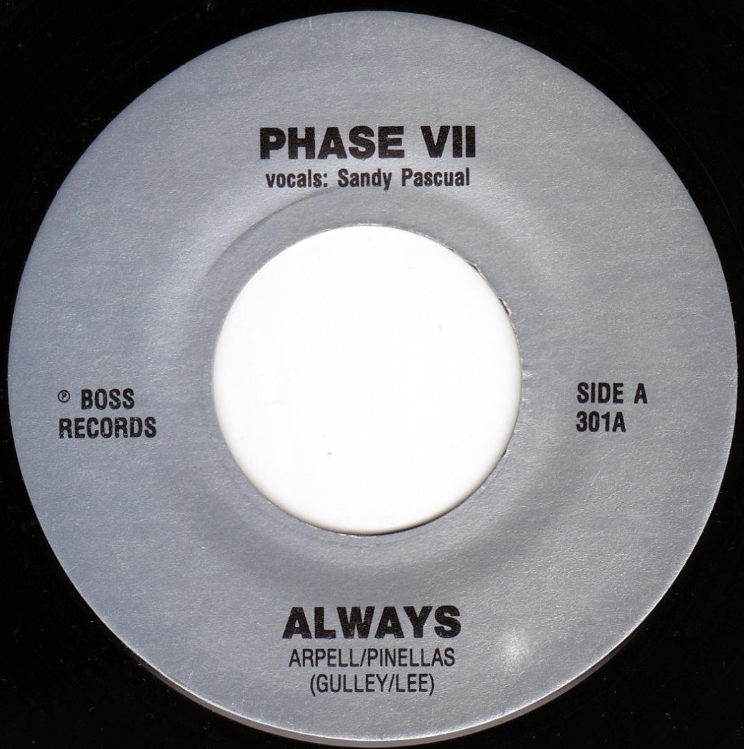 洋楽 Always/Baby Don't You Know That/ Phase 7
