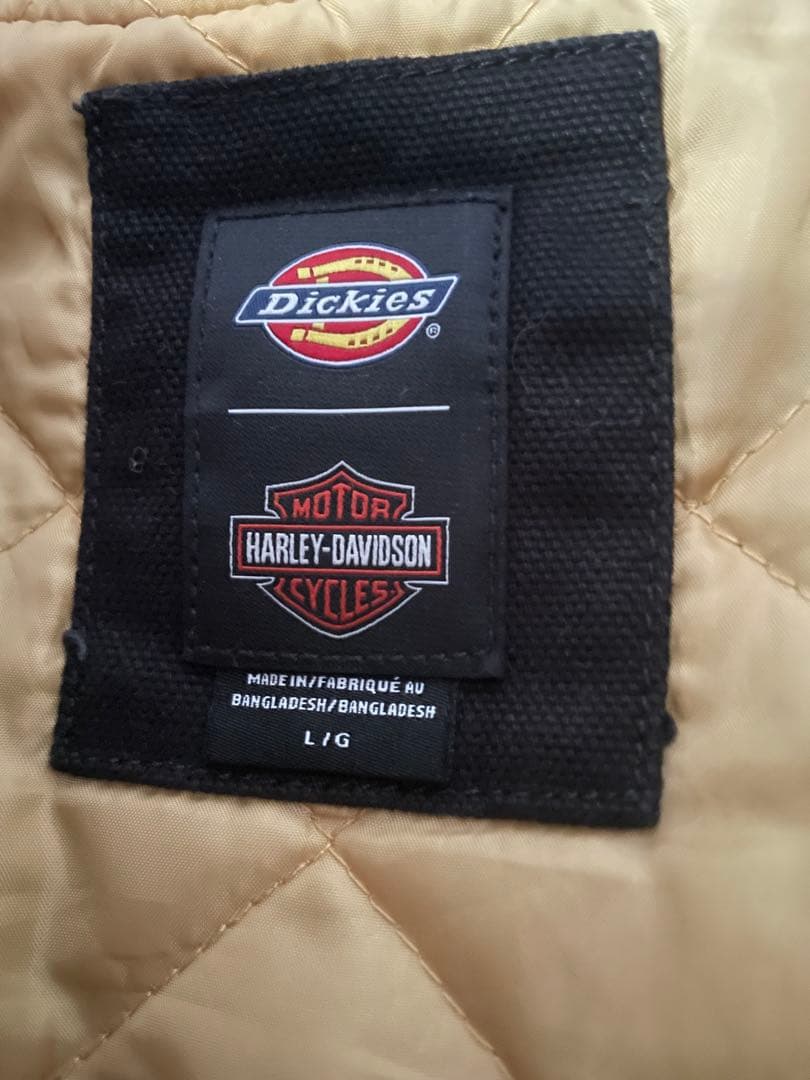 Dickies × Harley-Davidson ブラックベスト L