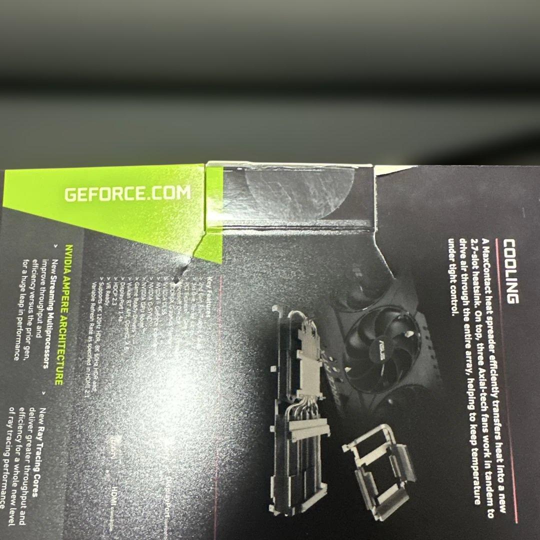 グラフィックボード・グラボ・ビデオカード TUF-RTX3070TI-O8G-GAMING