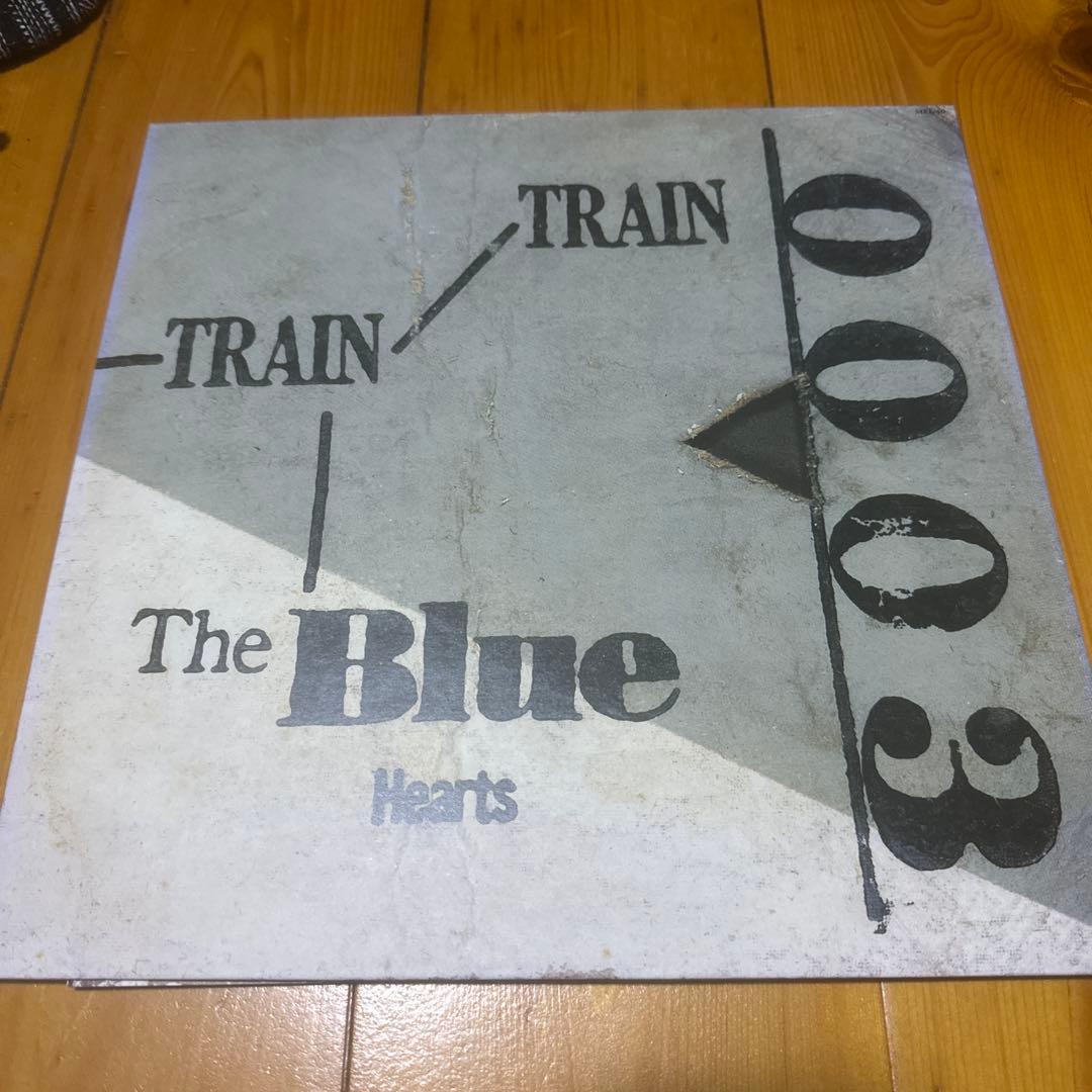 初回　Blue Hearts TRAIN TRAIN LP ブルーハーツ