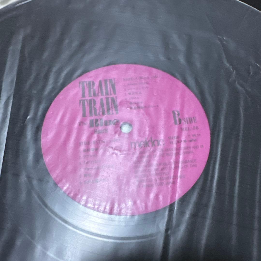 初回　Blue Hearts TRAIN TRAIN LP ブルーハーツ
