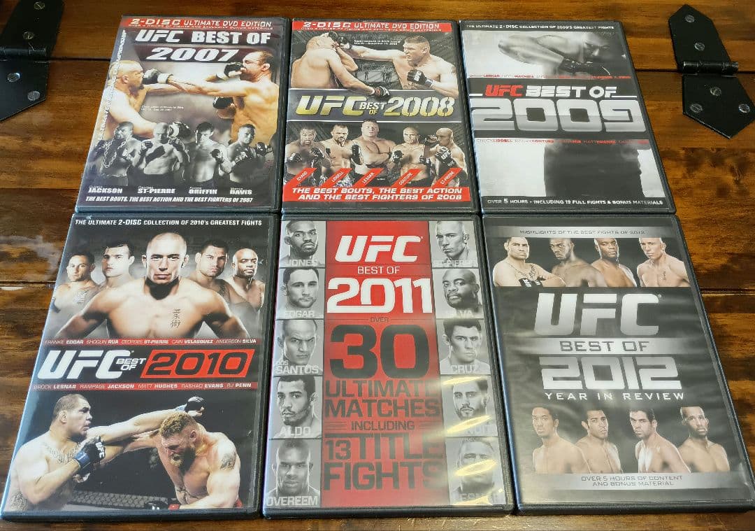 6枚セット DVD UFC BEST OF 2007～2012 MMA 格闘技