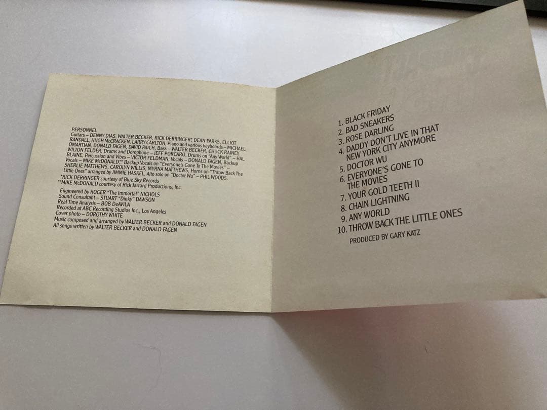 レアSteely Dan Katy LiedサインCD スティーリー・ダン
