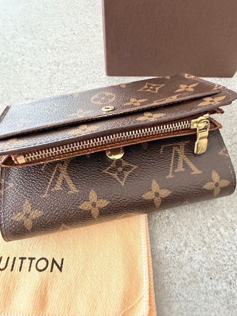 LOUIS VUITTON ルイヴィトンモノグラム 三つ折り財布