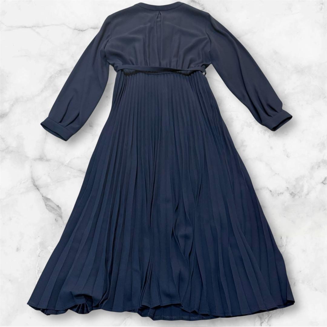 any SiS プリーツワンピース サイズ1 ベルト付 ロングワンピース 入学式